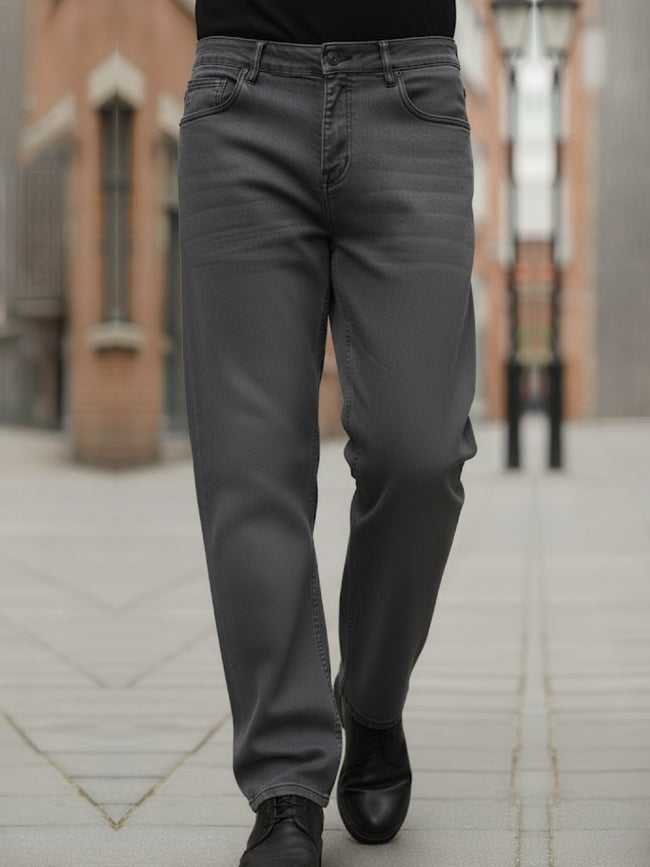 Men Grey Mid-Rise Jeans