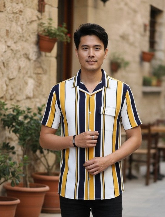 Men Multi Striped Shirt