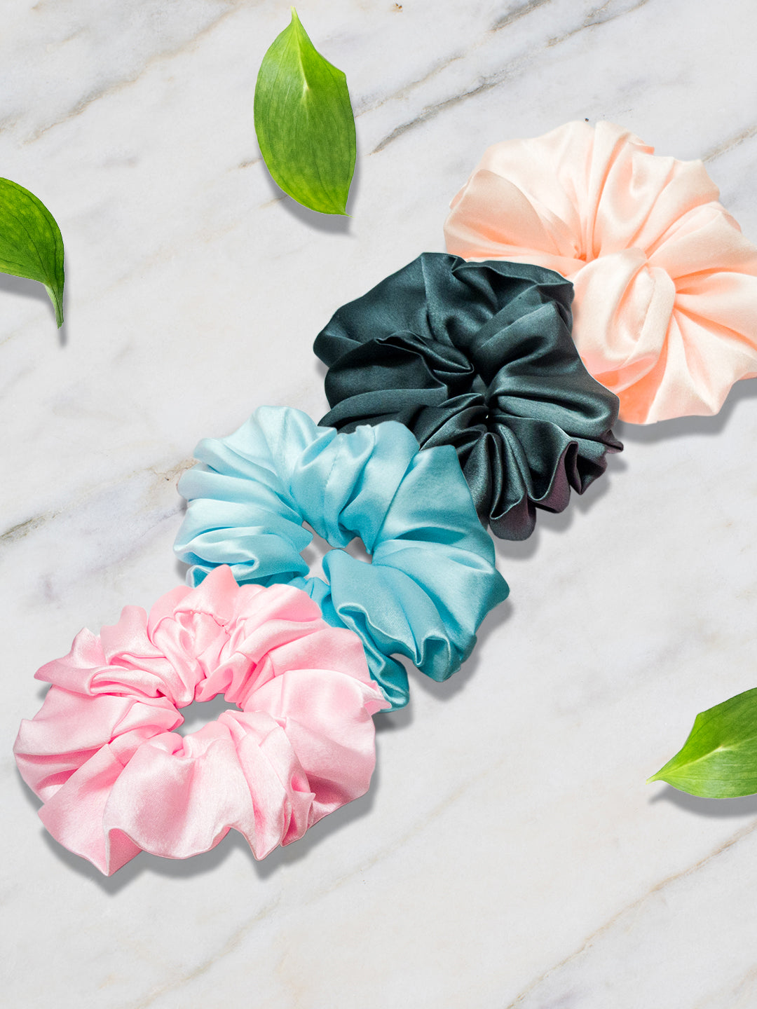 Multi Scrunchies Set Of 4