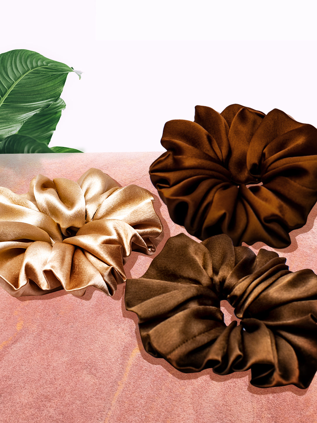 Satin Scrunchie Set Of 3