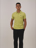 Men Green Slim Fit Polo