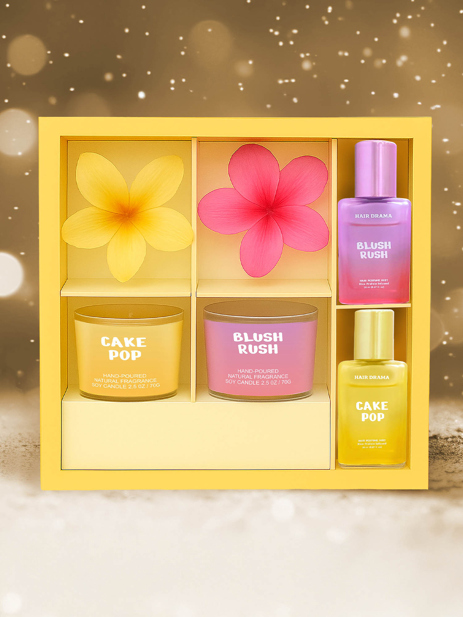 Yellow Celebration Gift Set - Luxe