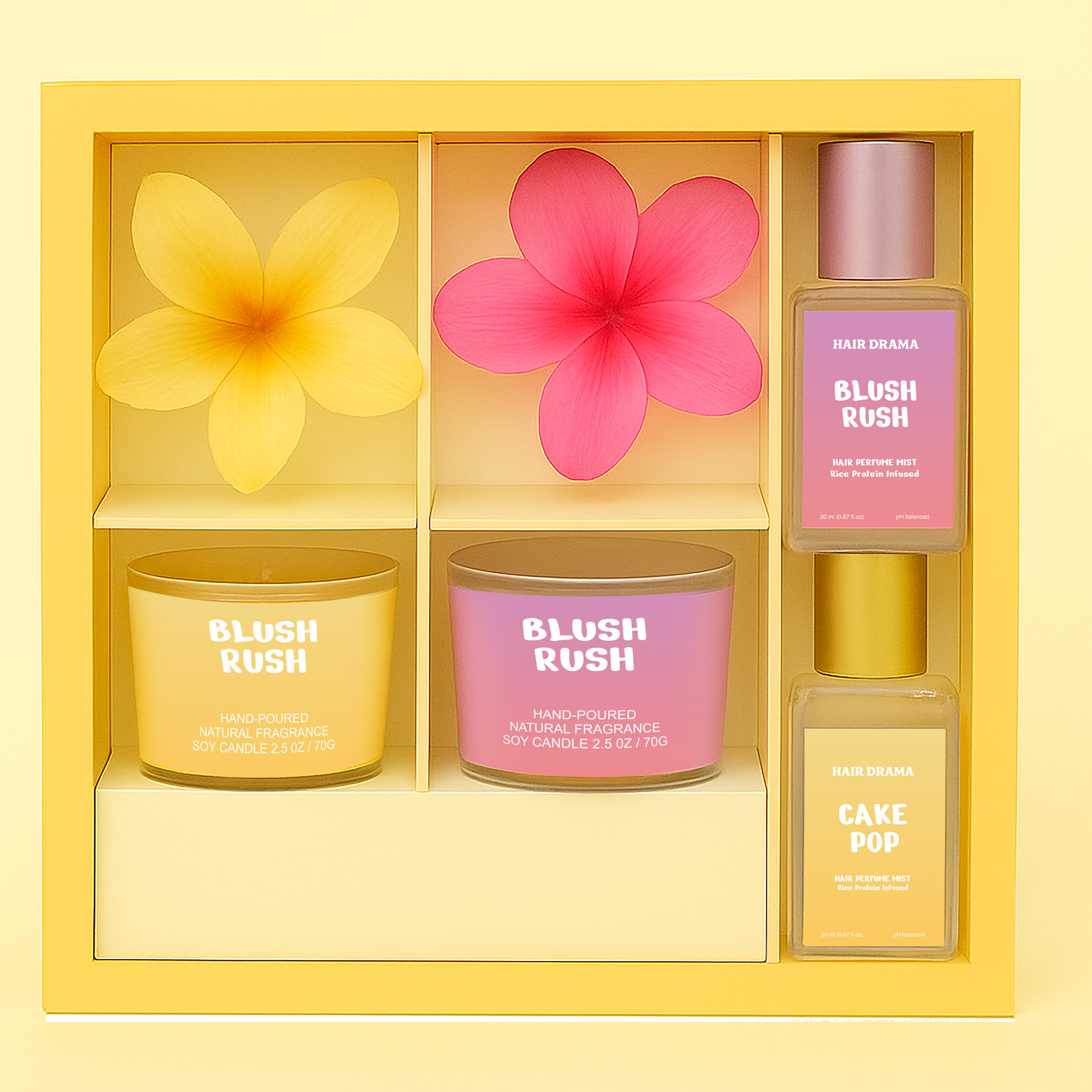 Yellow Celebration Gift Set - Luxe