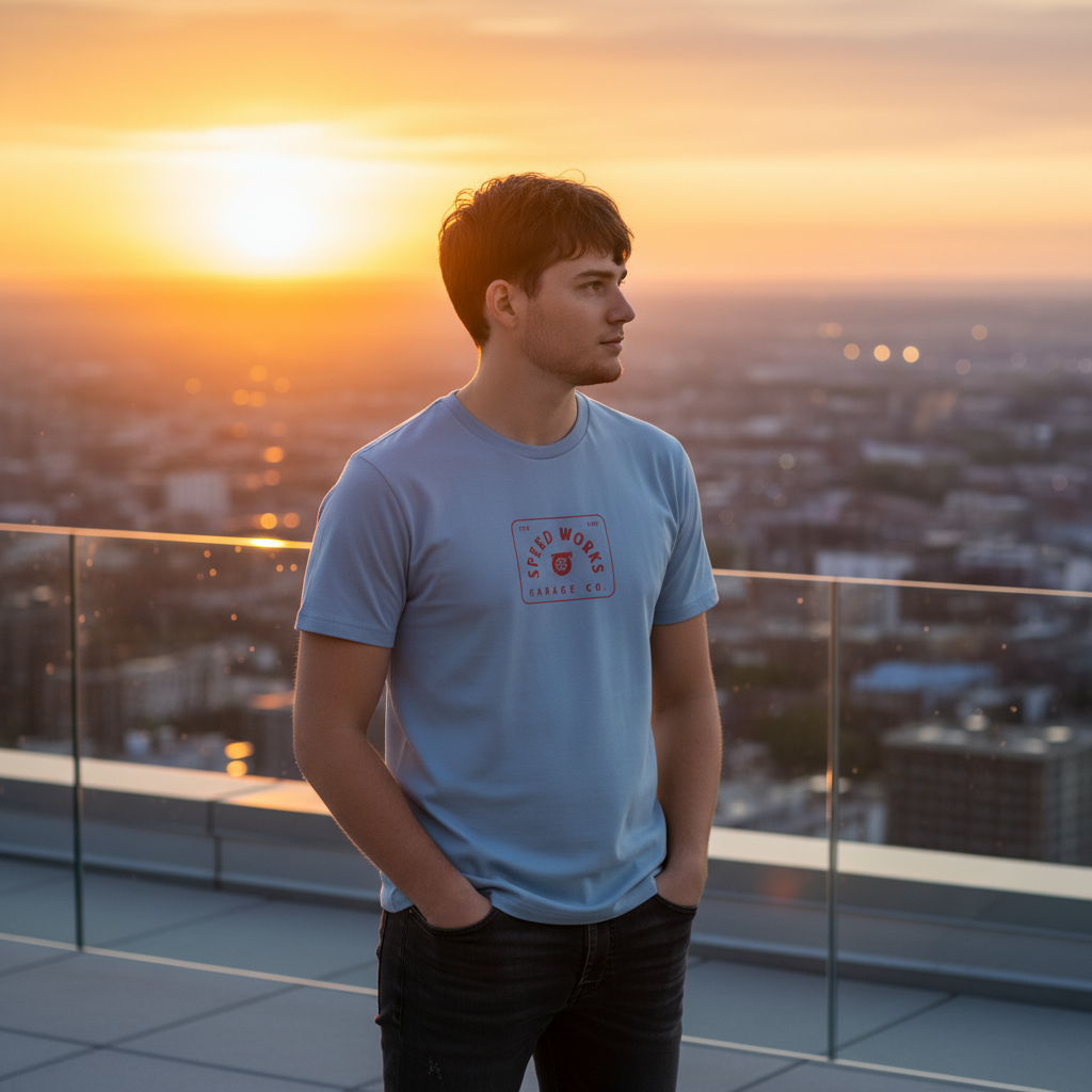 Men Regular Pure Cotton Printed T-Shirt