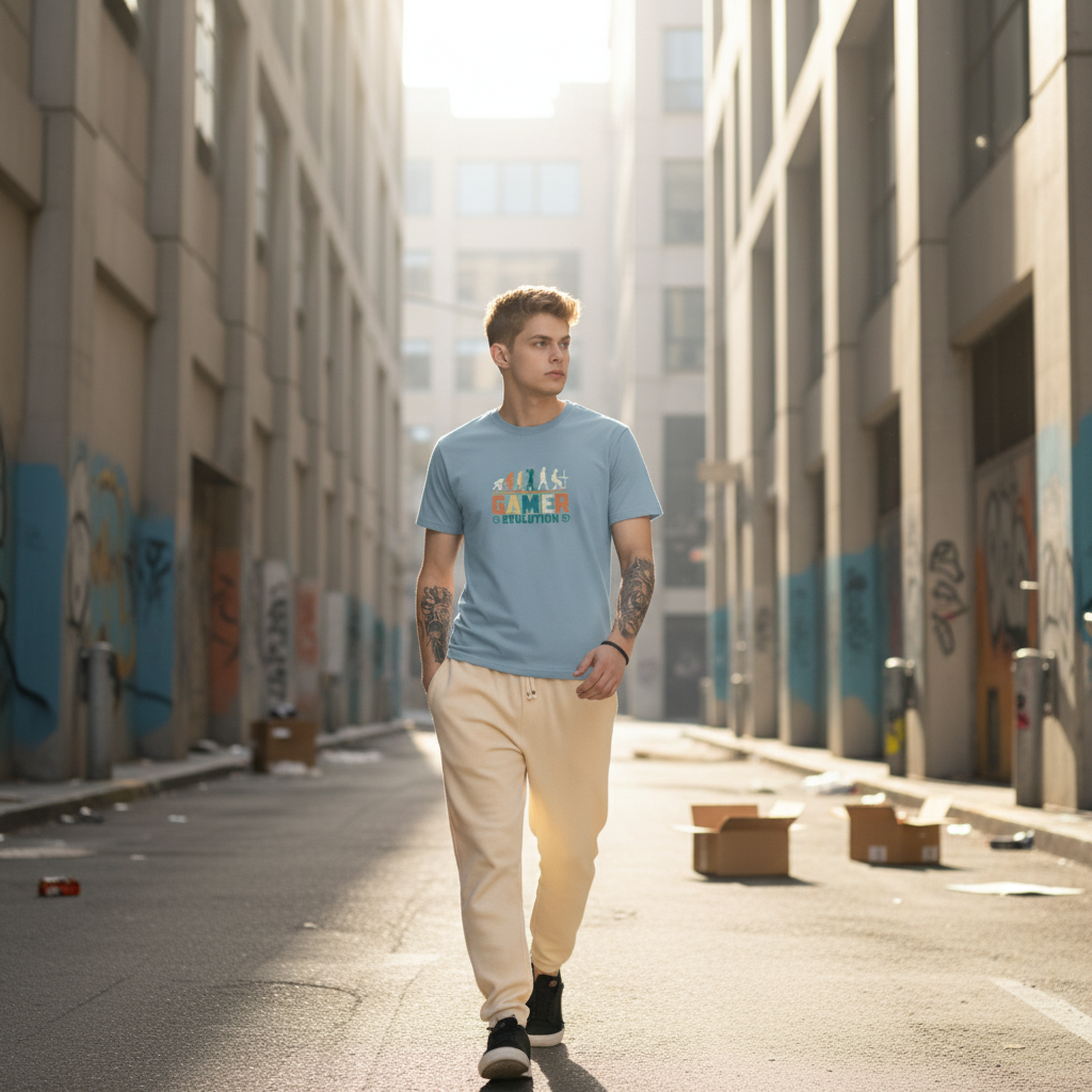 Men Regular Pure Cotton Printed T-Shirt