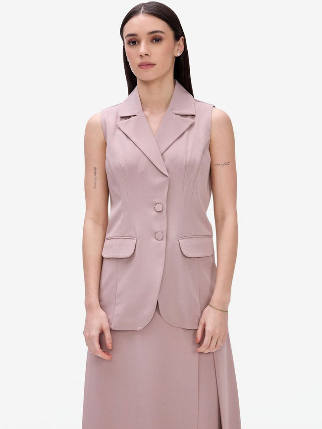 Women Peach Blazer