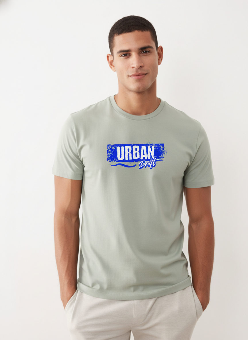 Men Regular Pure Cotton Printed T-Shirt