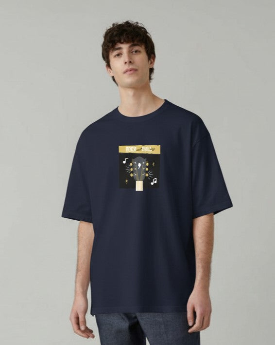 Men Oversized Cotton Printed T-Shirt