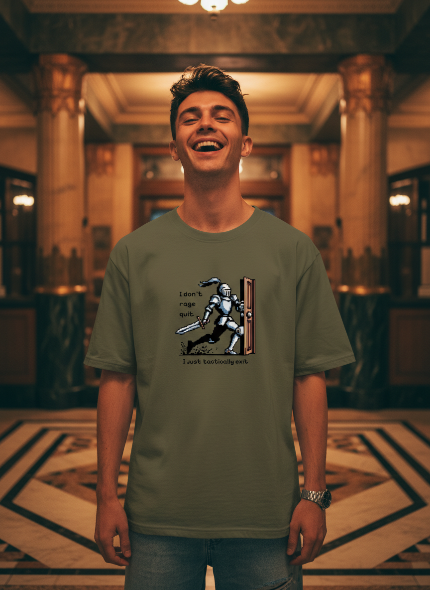 Men Oversized Cotton Printed T-Shirt