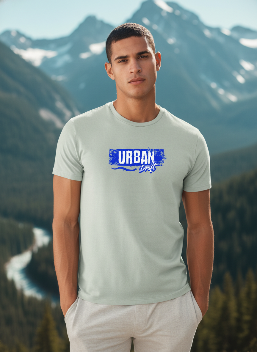 Men Regular Pure Cotton Printed T-Shirt