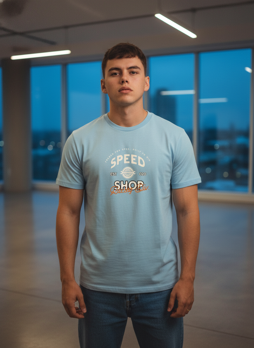 Men Regular Pure Cotton Printed T-Shirt