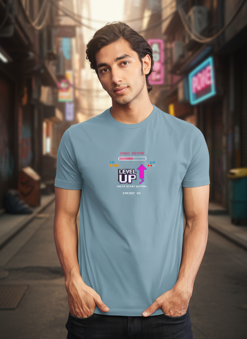 Men Regular Pure Cotton Printed T-Shirt