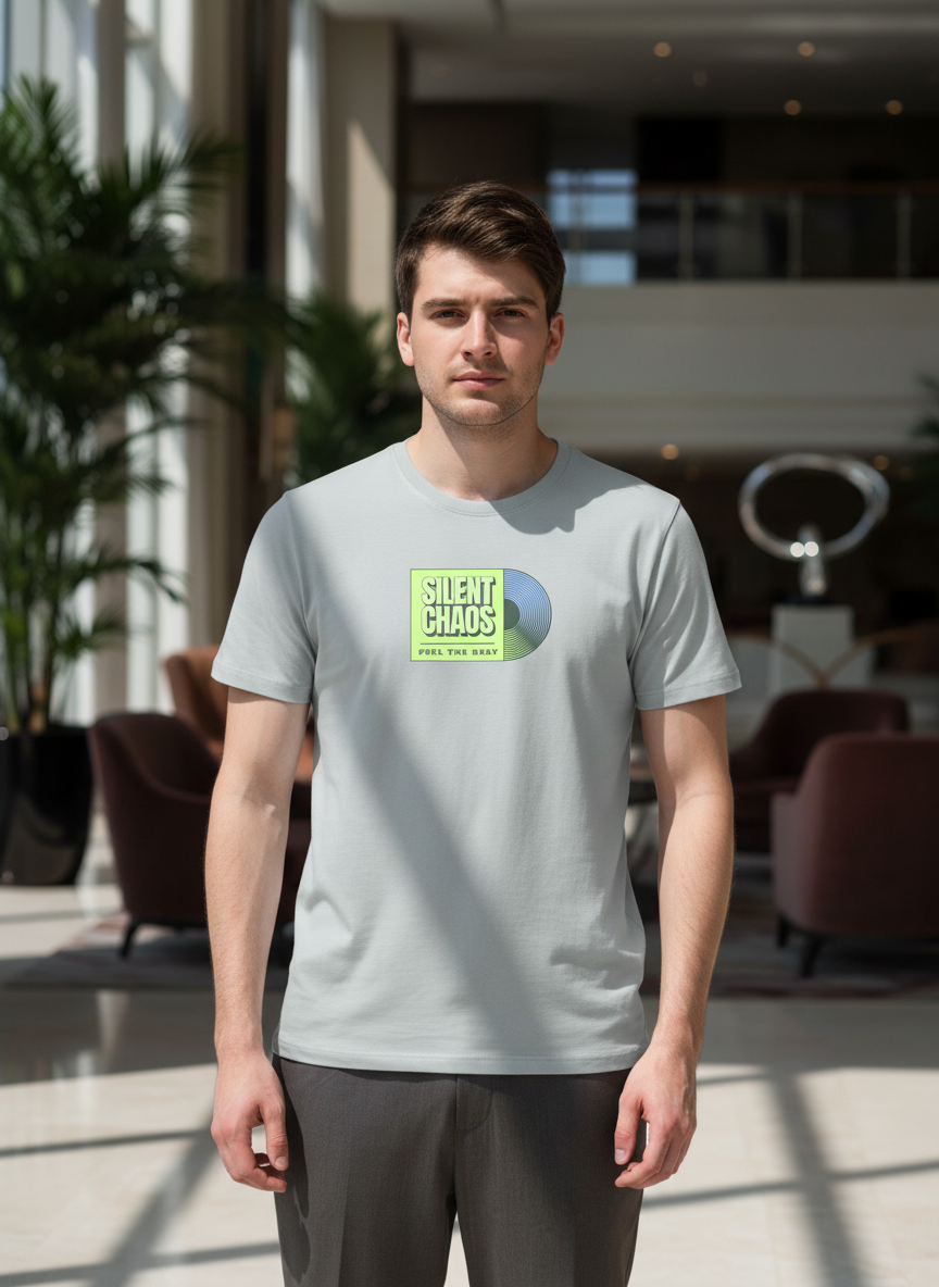 Men Regular Pure Cotton Printed T-Shirt