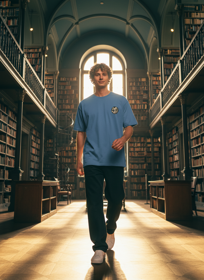 Men Oversized Cotton Printed T-Shirt