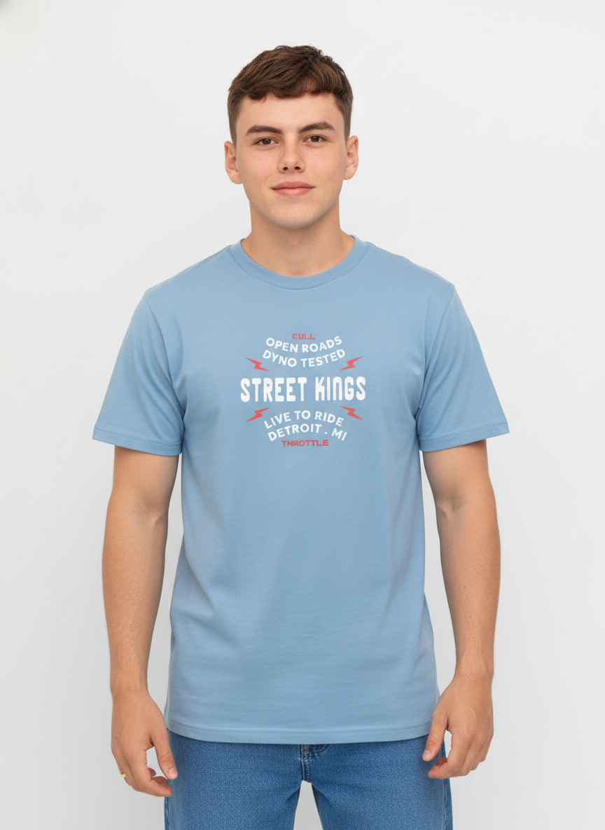 Men Regular Pure Cotton Printed T-Shirt