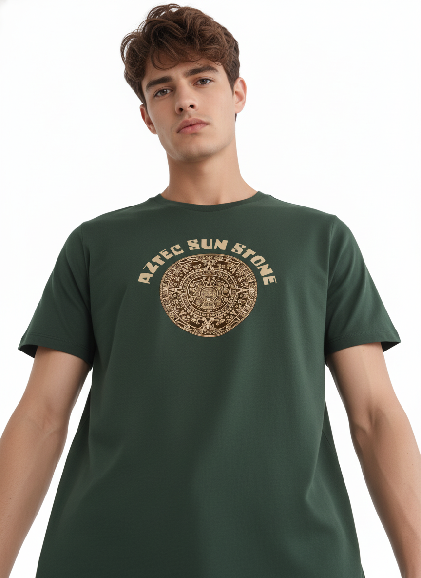 Men Cotton Tribal T-Shirt