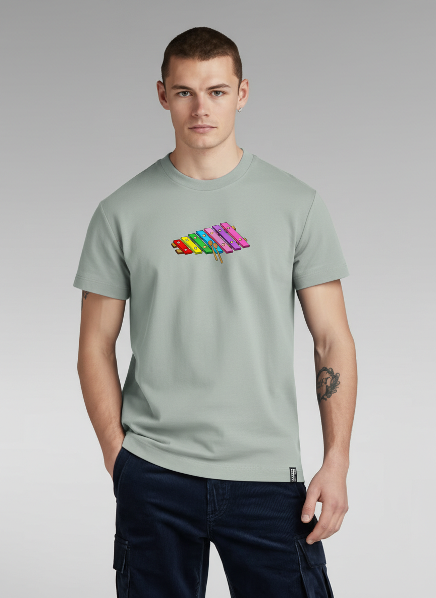 Men Regular Pure Cotton Printed T-Shirt