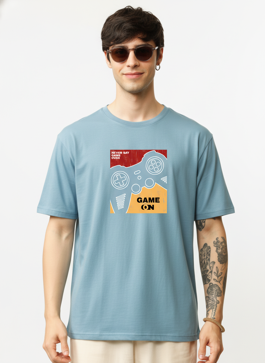 Men Regular Pure Cotton Printed T-Shirt
