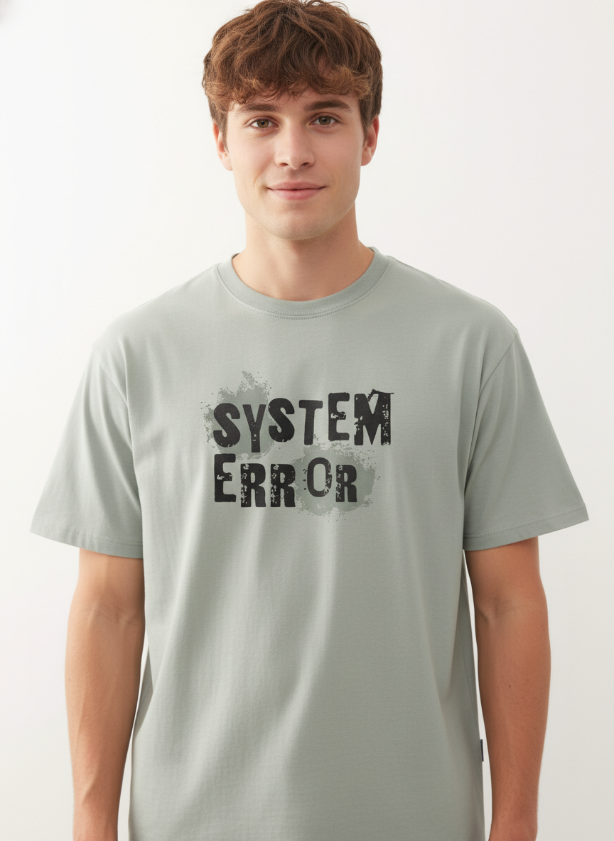 Men Regular Pure Cotton Printed T-Shirt
