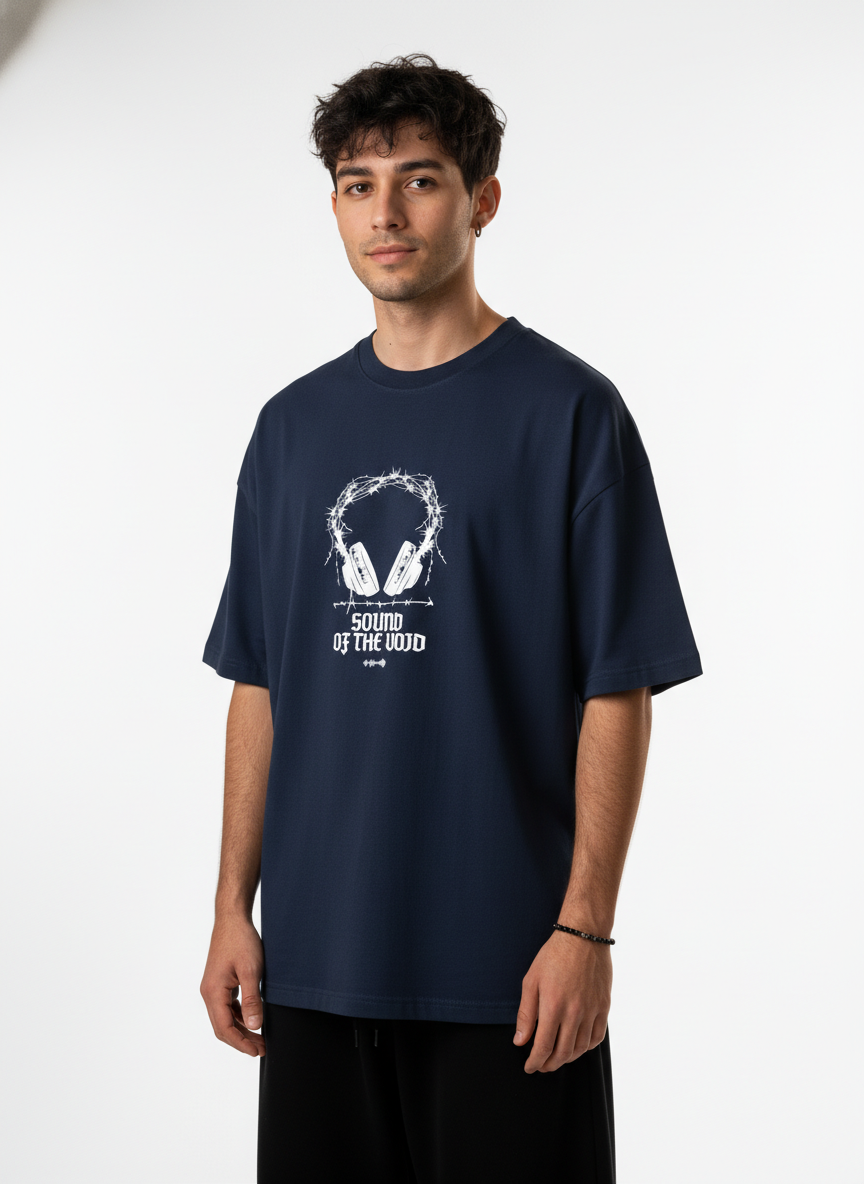 Men Oversized Cotton Printed T-Shirt