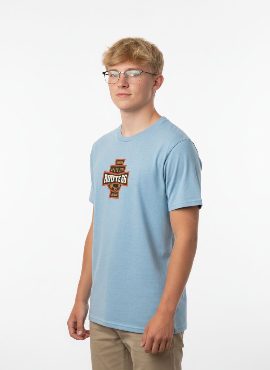Men Regular Pure Cotton Printed T-Shirt