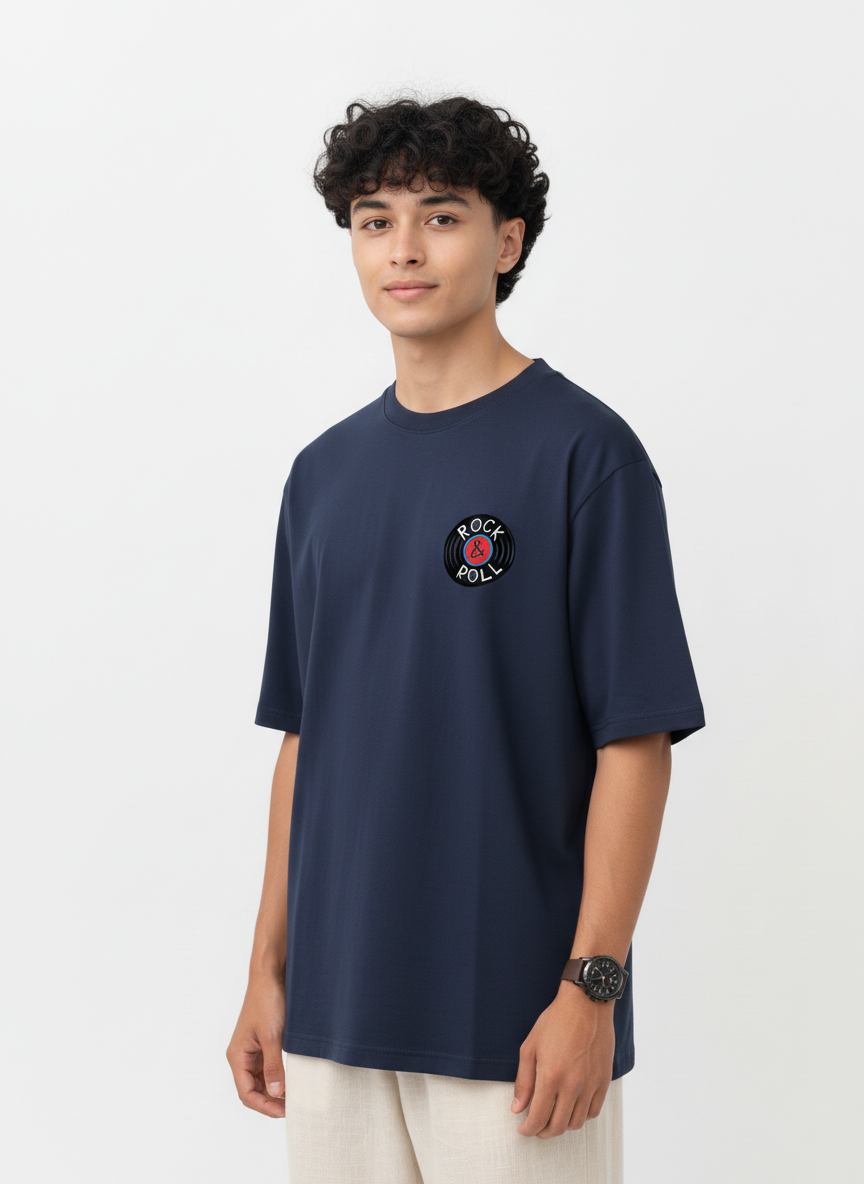 Men Oversized Cotton Printed T-Shirt