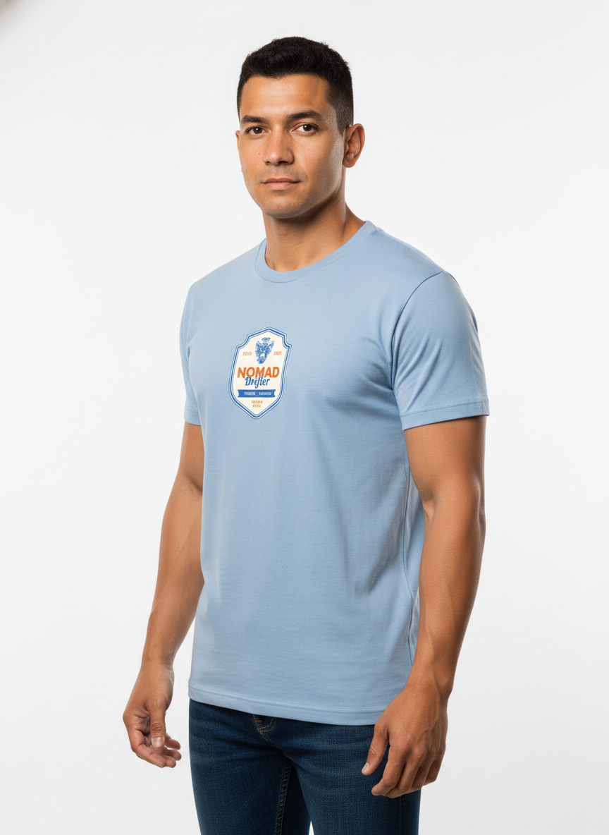 Men Regular Pure Cotton Printed T-Shirt