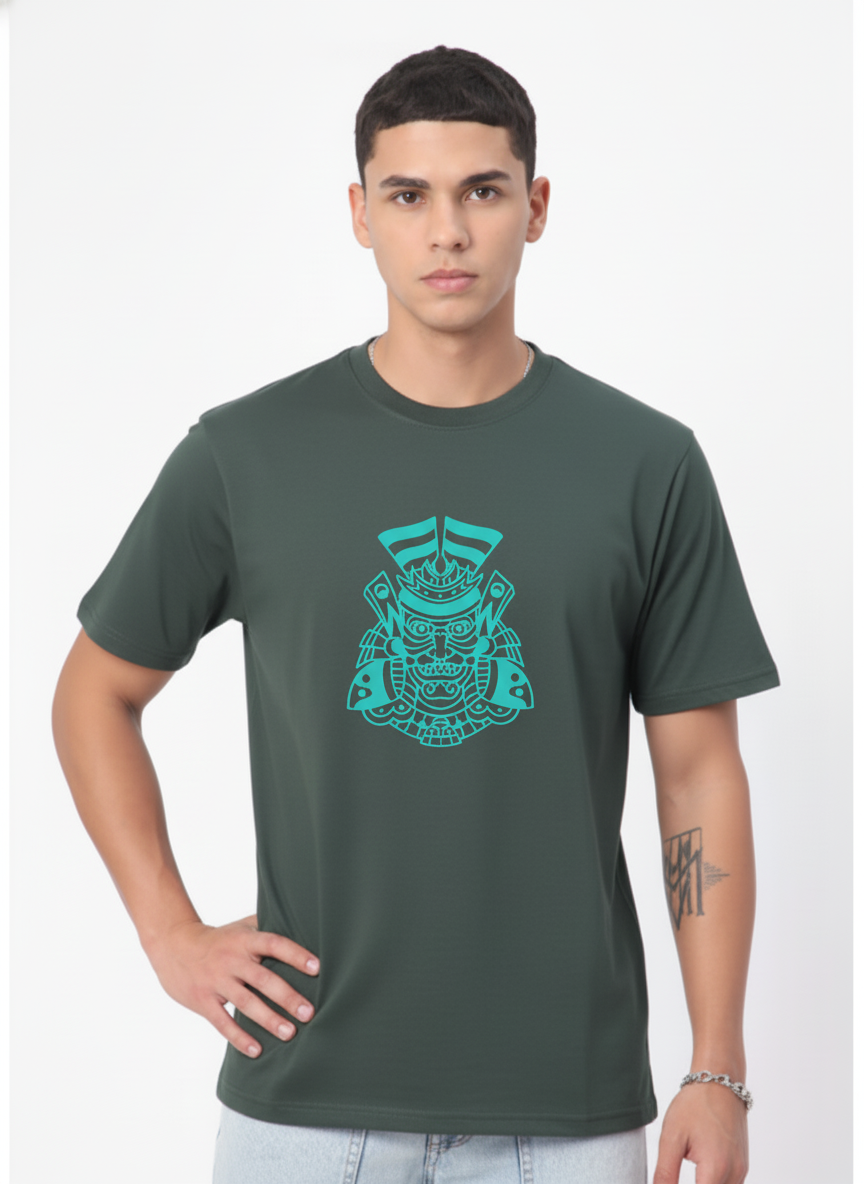 Men Cotton Tribal T-Shirt