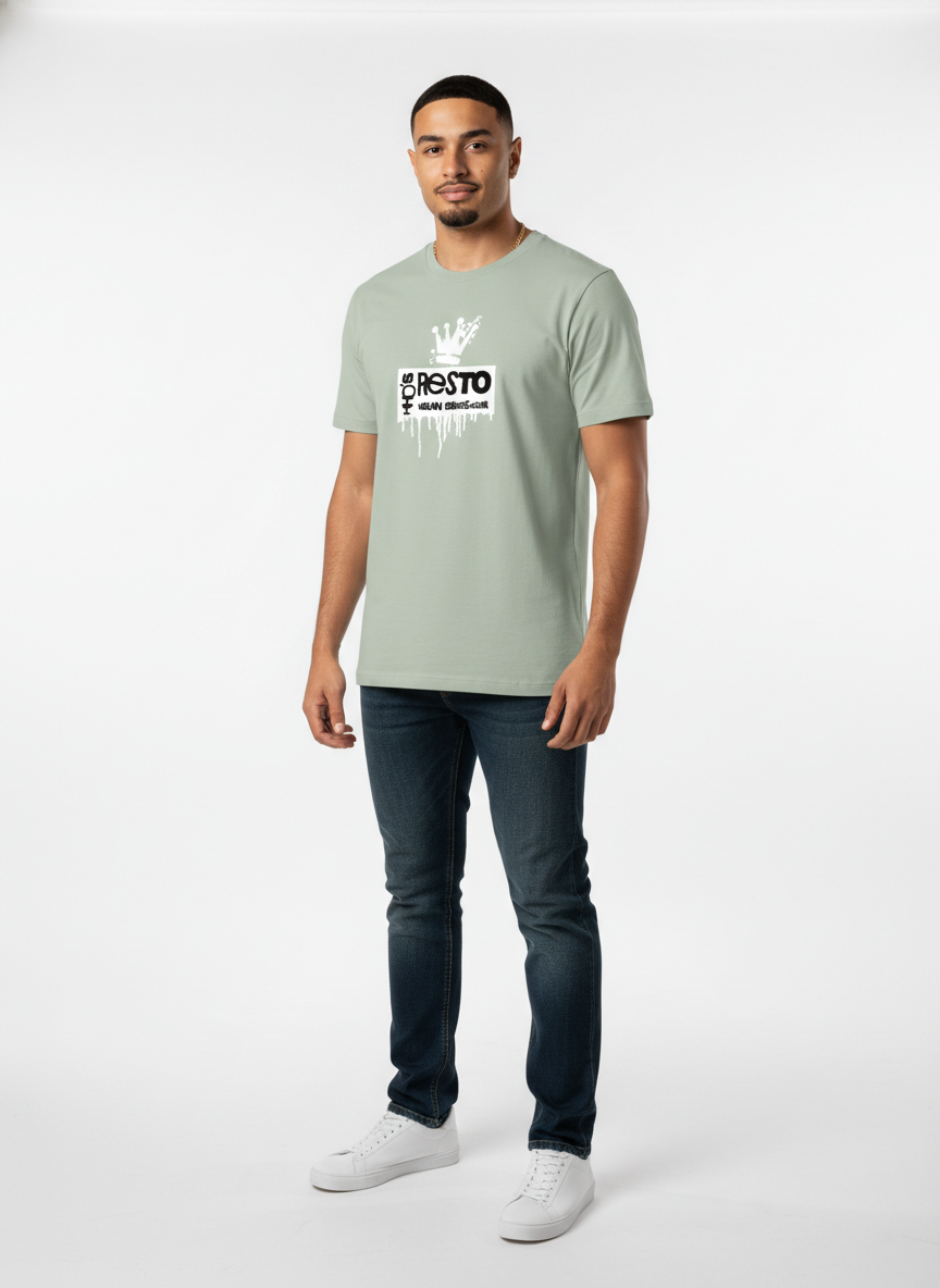 Men Regular Pure Cotton Printed T-Shirt