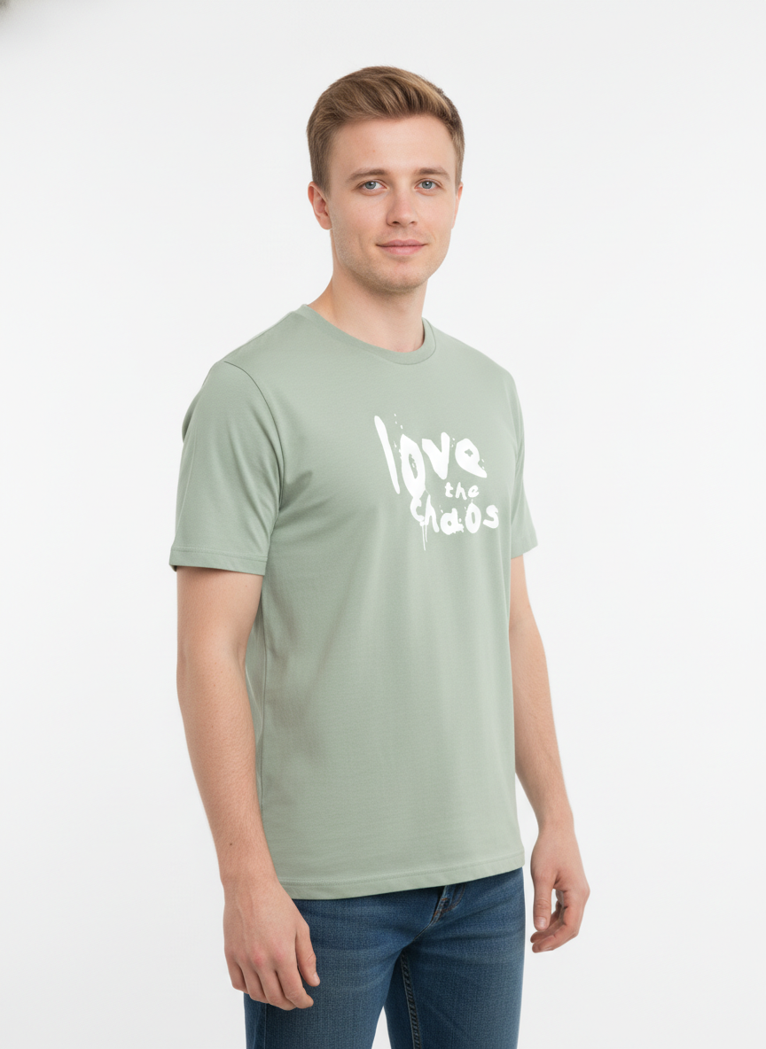 Men Regular Pure Cotton Printed T-Shirt