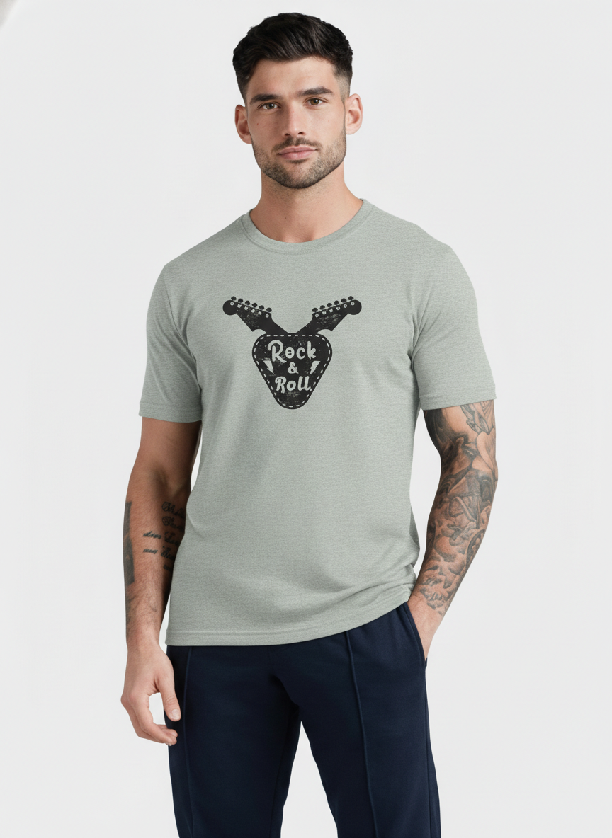 Men Regular Pure Cotton Printed T-Shirt