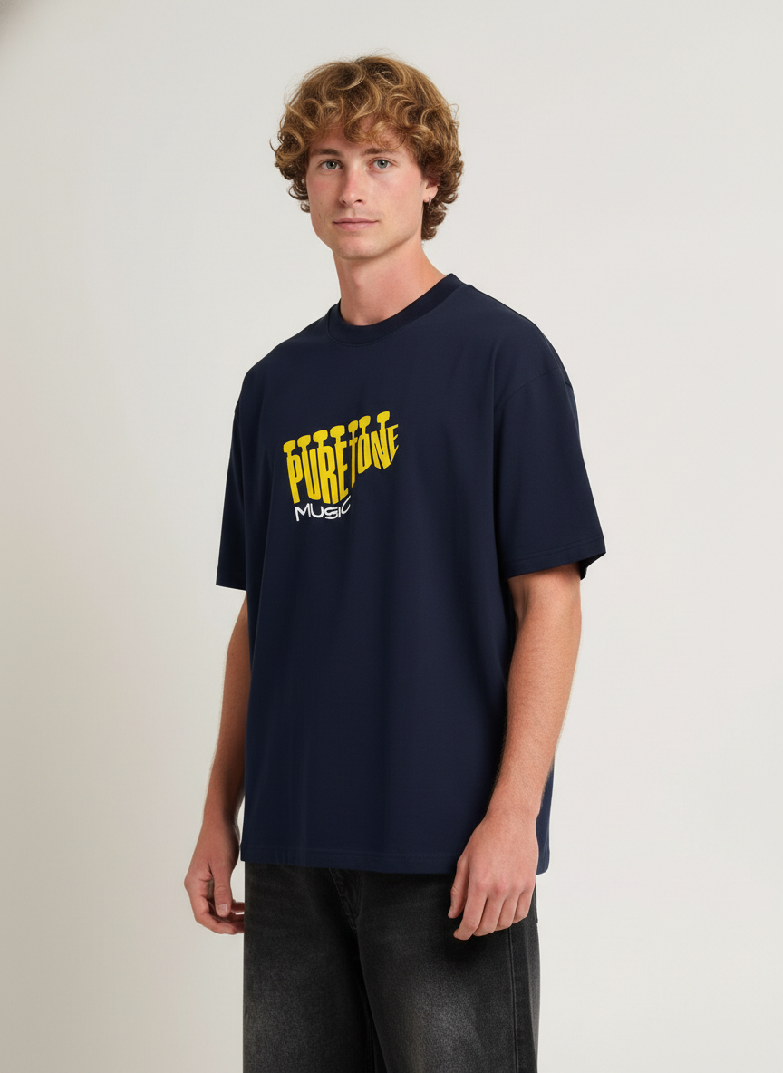 Men Oversized Cotton Printed T-Shirt