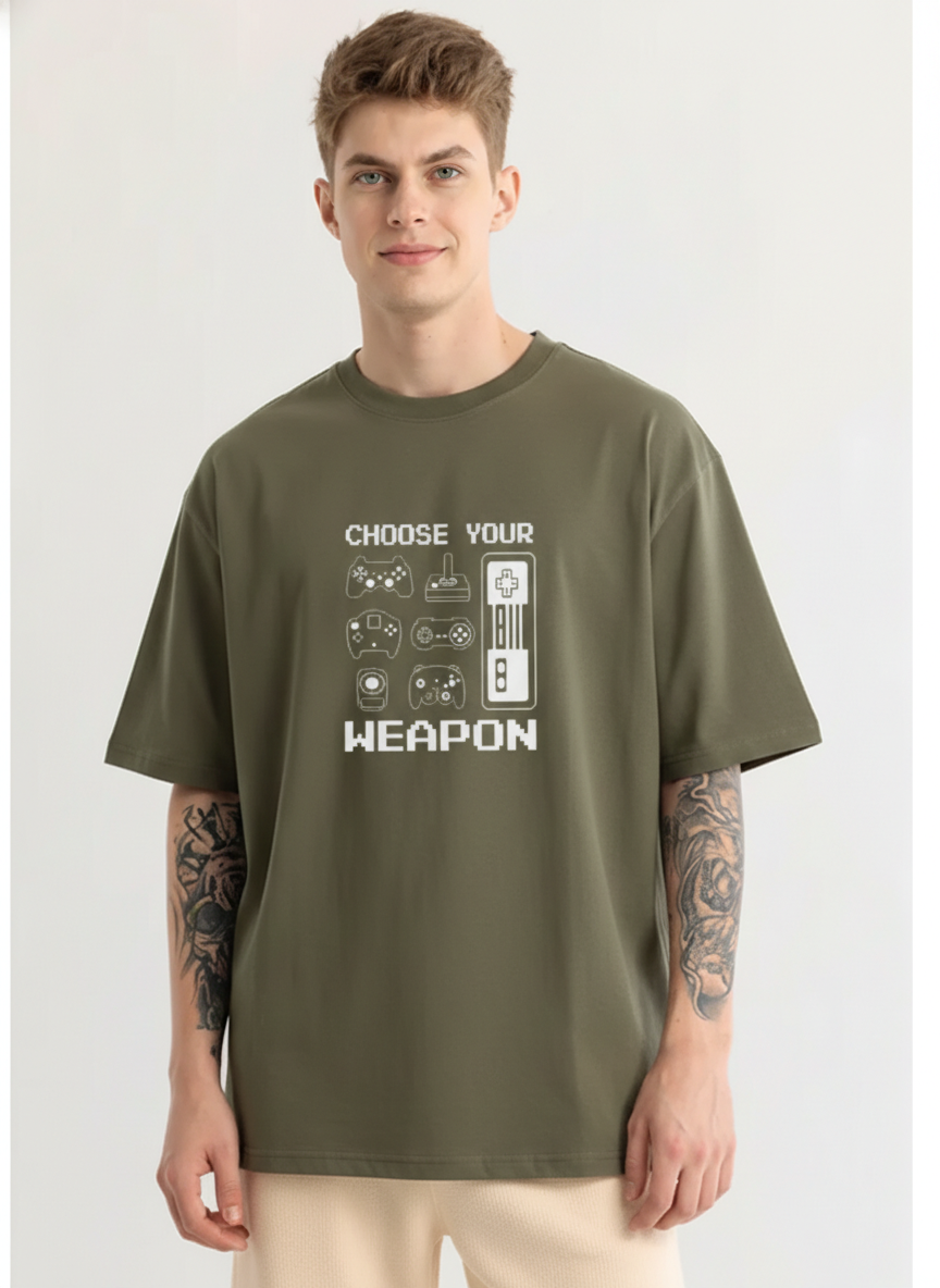 Men Oversized Cotton Printed T-Shirt