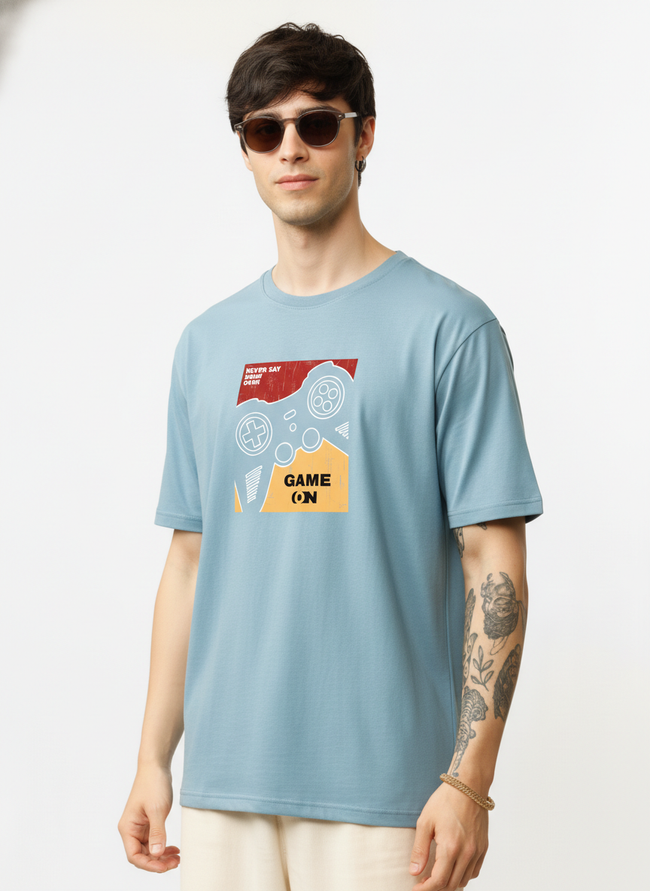 Men Regular Pure Cotton Printed T-Shirt