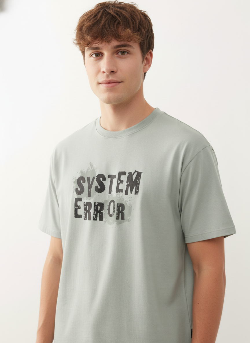 Men Regular Pure Cotton Printed T-Shirt