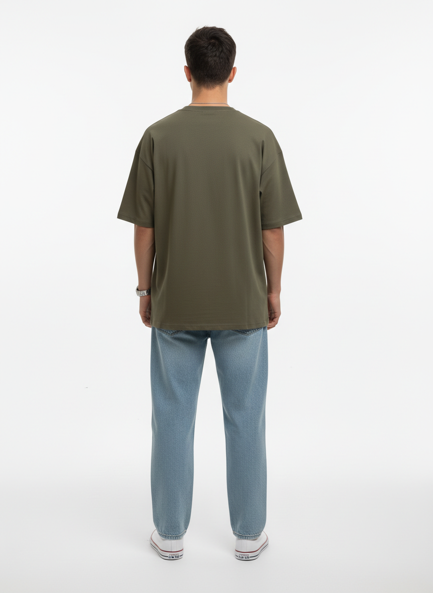 Men Oversized Cotton Printed T-Shirt