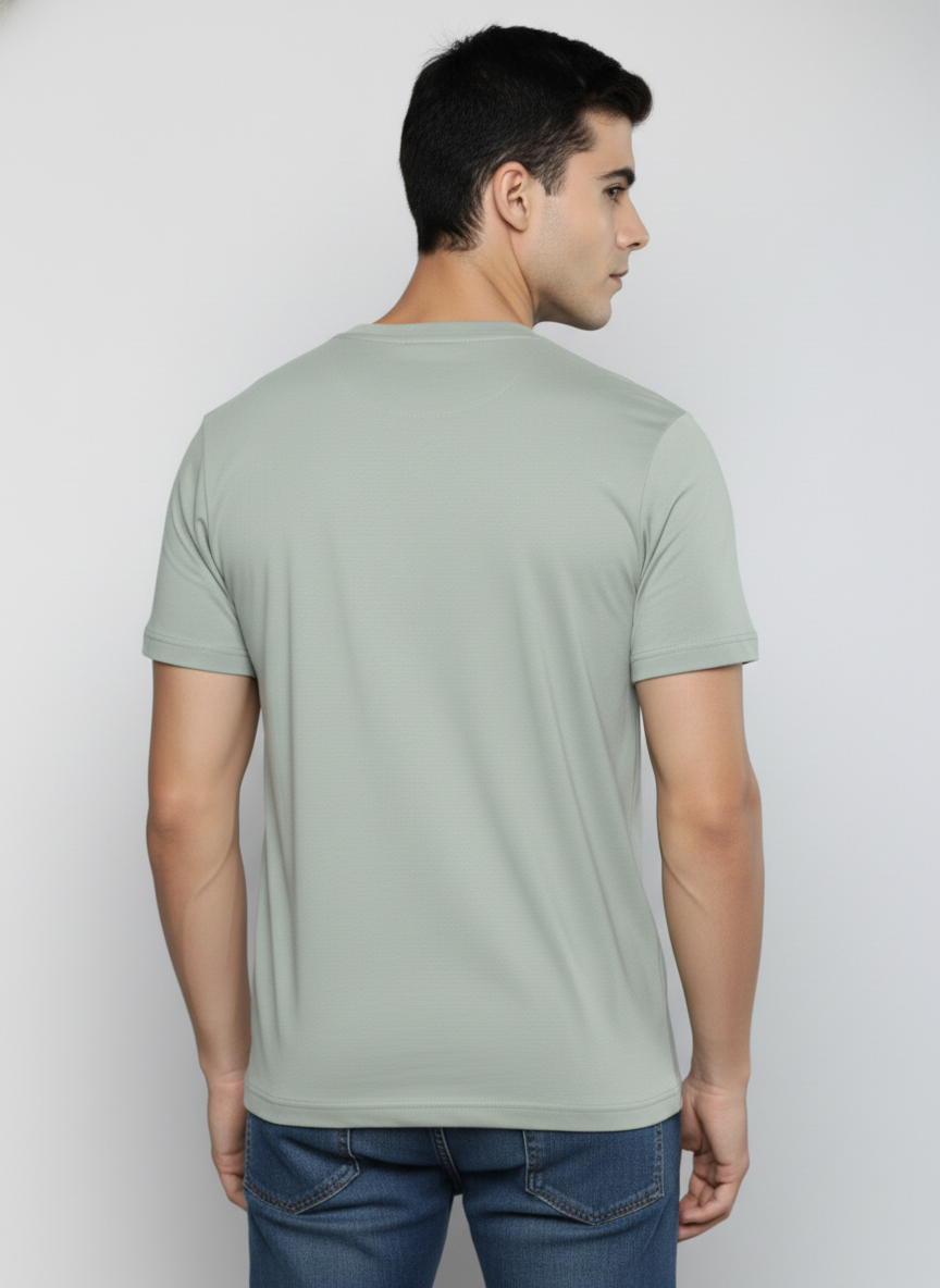 Men Regular Pure Cotton Printed T-Shirt