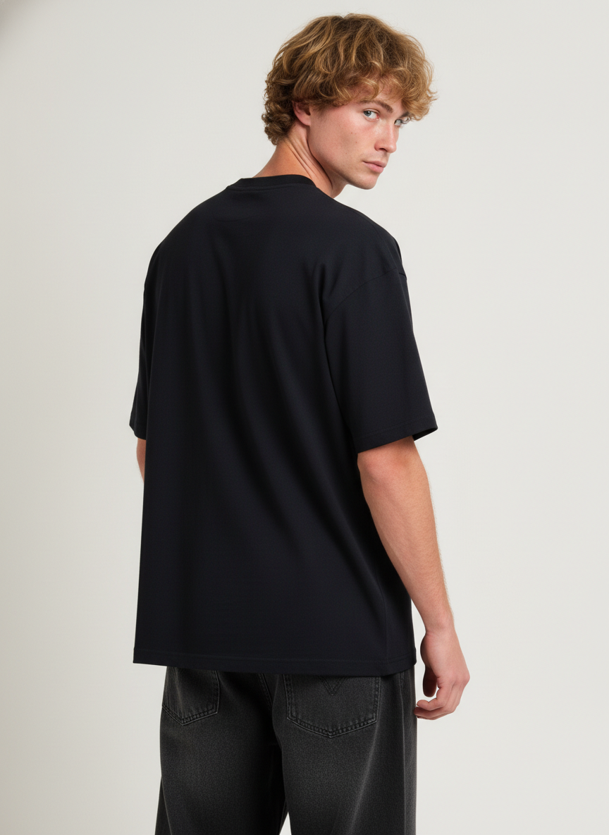 Men Oversized Cotton Printed T-Shirt