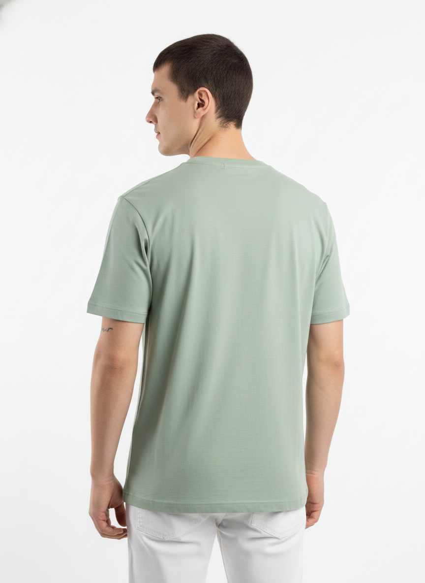 Men Regular Pure Cotton Printed T-Shirt