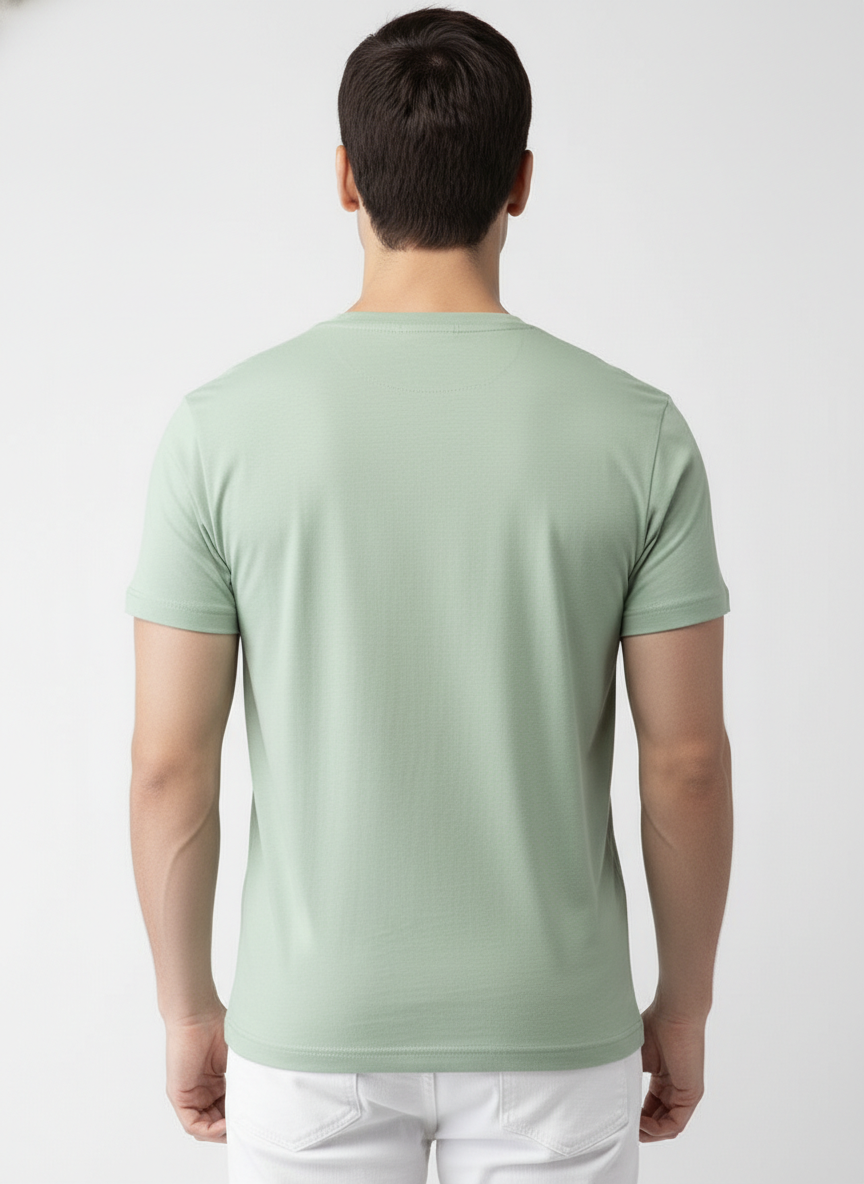 Men Regular Pure Cotton Printed T-Shirt
