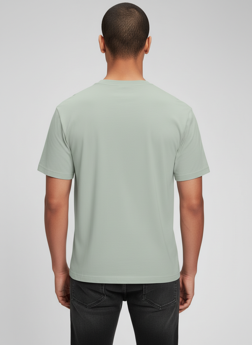 Men Regular Pure Cotton Printed T-Shirt