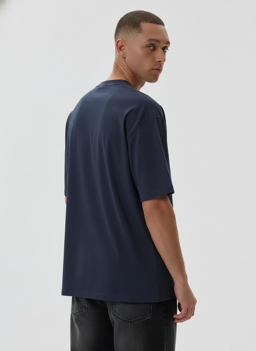 Men Oversized Cotton Printed T-Shirt