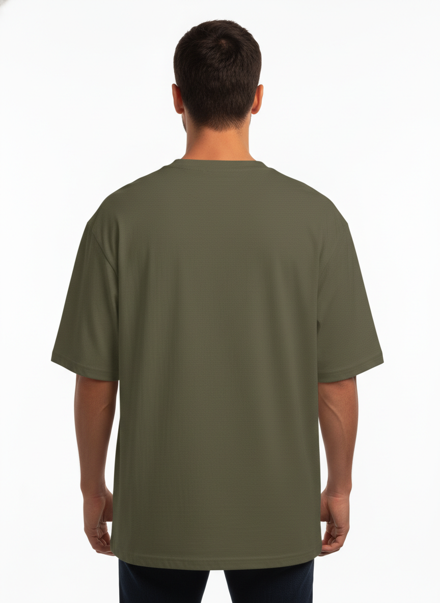 Men Oversized Cotton Printed T-Shirt