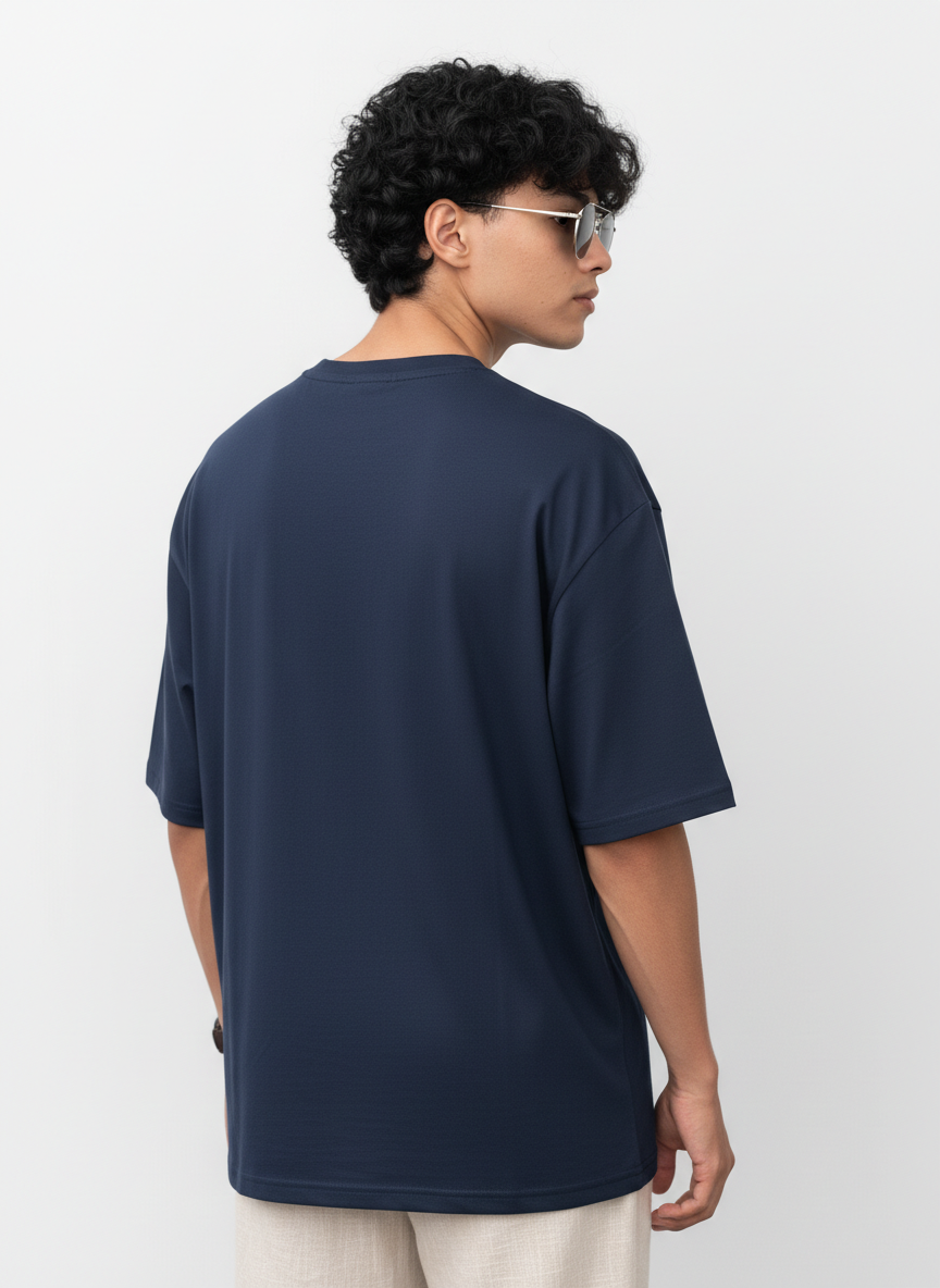 Men Oversized Cotton Printed T-Shirt
