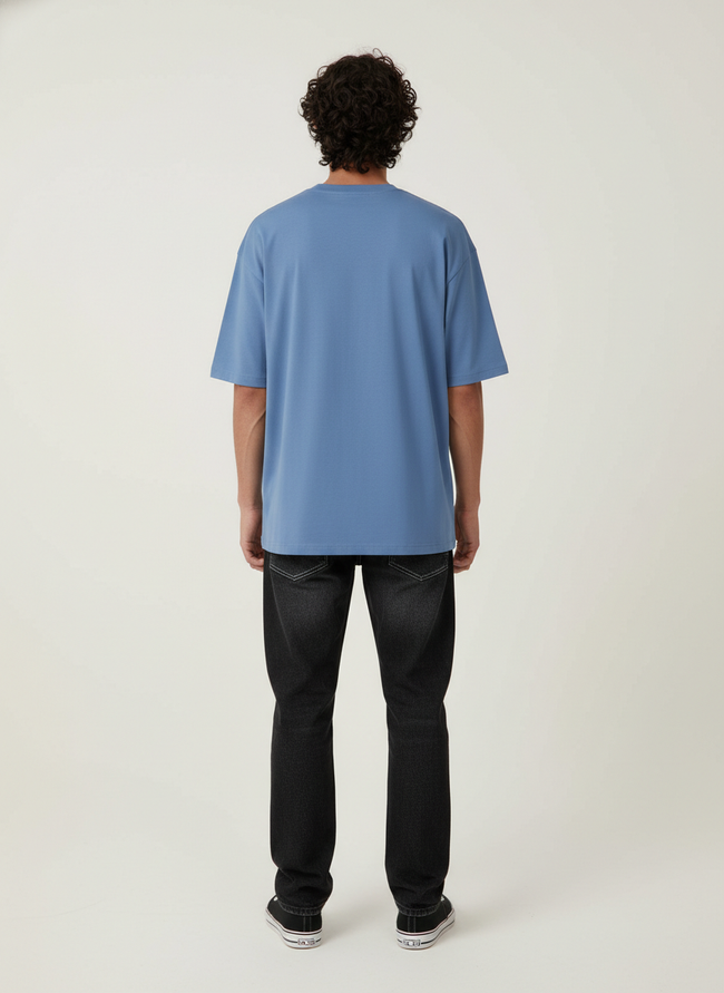 Men Oversized Cotton Printed T-Shirt