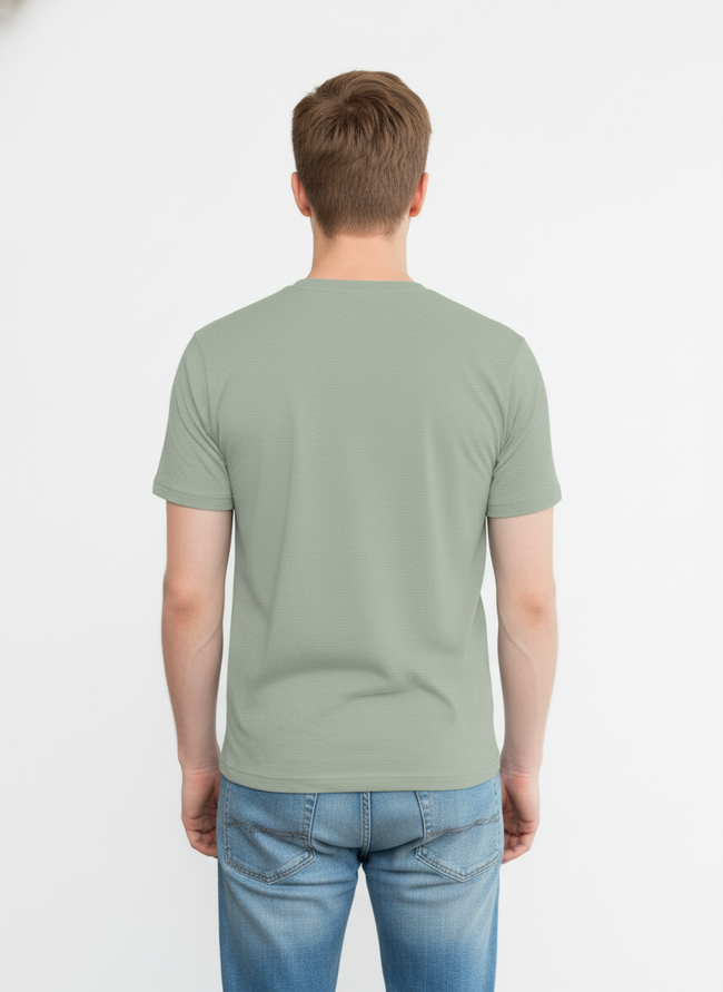 Men Regular Pure Cotton Printed T-Shirt