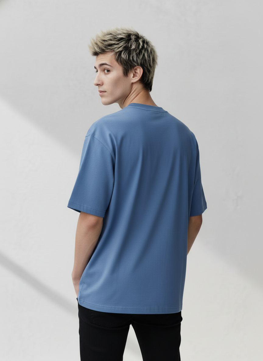 Men Oversized Cotton Printed T-Shirt