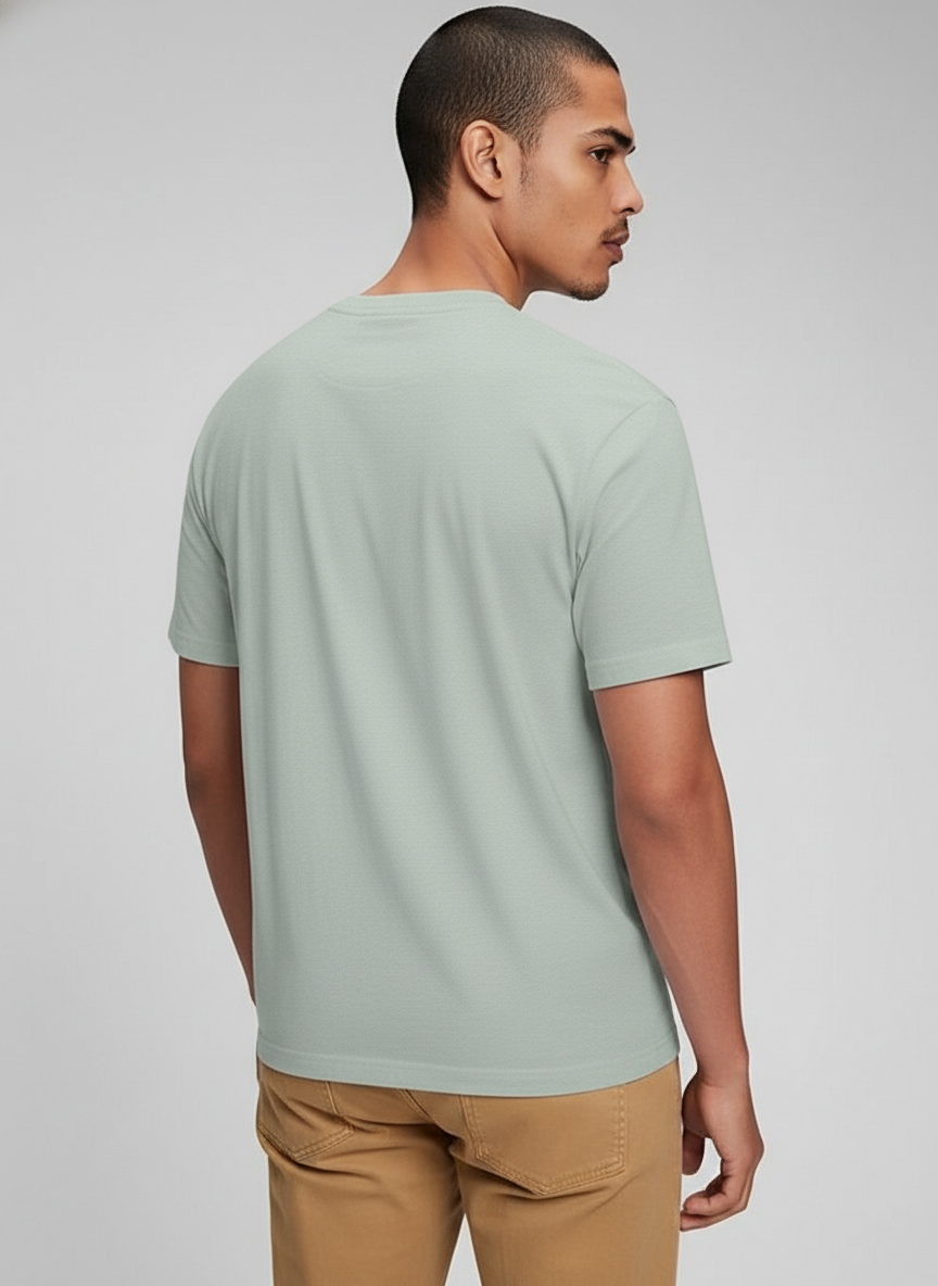 Men Regular Pure Cotton Printed T-Shirt