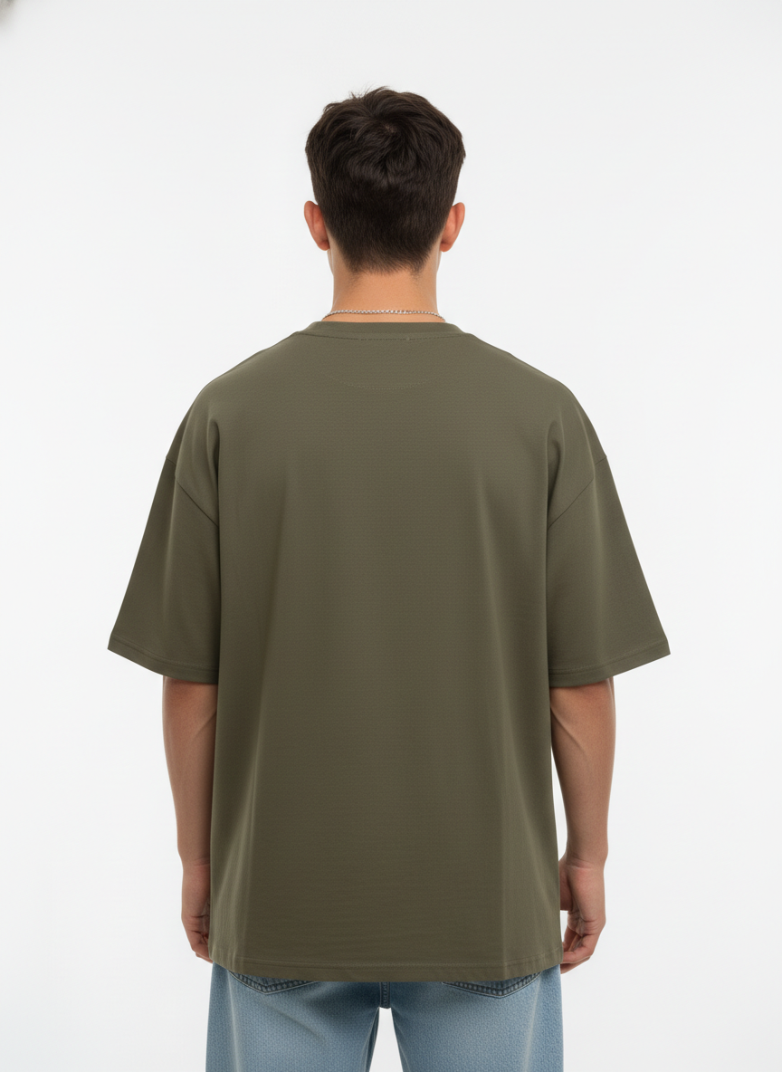 Men Oversized Cotton Printed T-Shirt