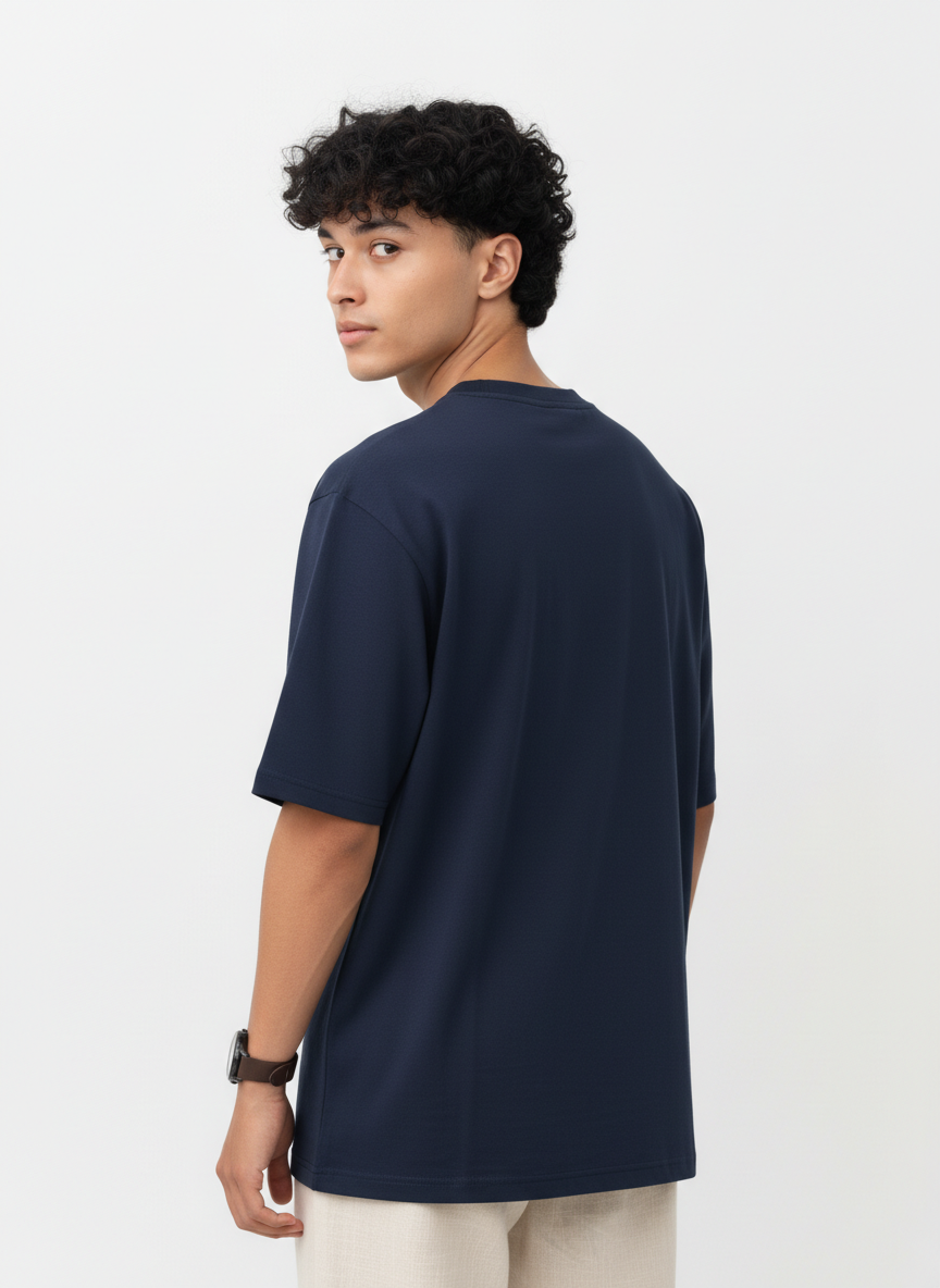 Men Oversized Cotton Printed T-Shirt